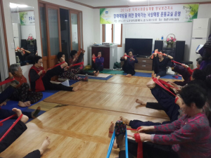 경주시보건소, 보행약자 낙상예방 운동교실 운영 