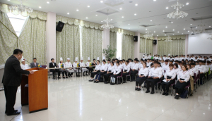 경주대, 외식조리학부 `외식조리인 착모식 및 선서식` 개최 