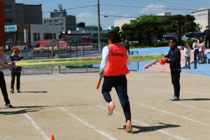 경주경찰서, 학교폭력 근절 홍보 `한마음 이어달리기` 