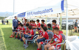 경주시의회, 유소년축구대회장 격려 방문 