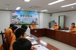 우재봉 경북소방본부장, 경주 지진피해 상황 현장점검 