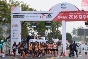 경주시, 동아일보 2016 경주국제마라톤대회 안전속에 힘찬 레이스 펼쳐져 