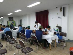 경주시, 경북대학칠곡병원.대구은행 봉사단 지진피해 지역 `의료봉사` 