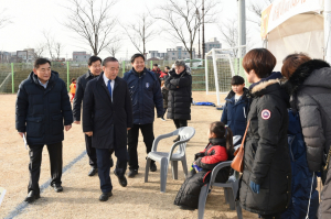 경주시, 최양식 시장 `경주컵 동계클럽 유소년 축구 선수단` 격려