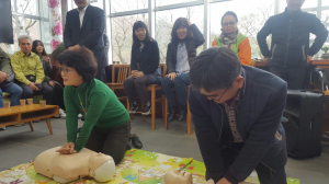경주시, 동궁원 직원 자동 심장 제세동기(AED) 교육 