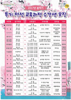 경주시, 봄학기 청소년 특기.적성 프로그램 운영 