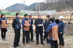 경주시 최양식 시장, 저수지 합동 현장 안전점검 