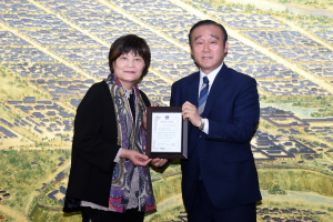 경주시 자원봉사단체연합회, 장학기금 100만원 기탁 
