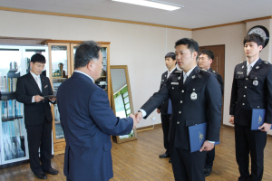 경주소방서, 전입 소방공무원 인사이동 신고 