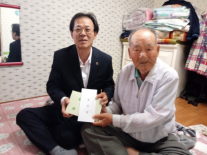 이상우 대한민국상이군경회 경주시 지회장, 보훈가족 위문 