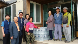 경주시 양남면, 한수원 한해 피해 지역에 `사랑의 손길` 나눔 