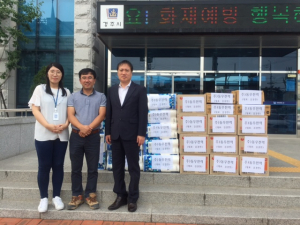 경주시 황성동, (주)동우전력 어려운 이웃에 사랑의 생필품 기탁 