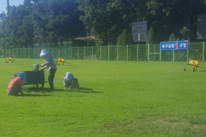 경주시시설관리공단, 축구장 시설물 안전점검.환경정비 