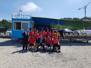 안태현 경주소방서장, 119시민수상구조대 방문 `격려` 