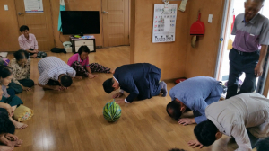 경주시 현곡면, 말복 맞이 경로당 위문 