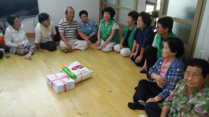 경주시 중부동 새마을협의회.부녀회, 경로당 위문 