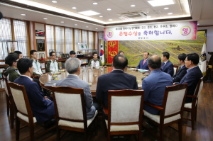 경주시, 신라공고 전국기능경기대회 입상자 초청 격려 
