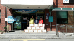 경주시, 한빛교회 어려운 이웃에 `사랑의 라면` 전달 