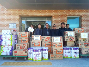 바르게살기운동경주시협의회, 포항시민 위문 `구호물품 전달` 