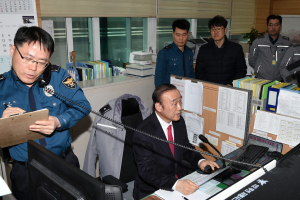 경주시 최양식 시장, 설 연휴 민생현장 근무자 위문 