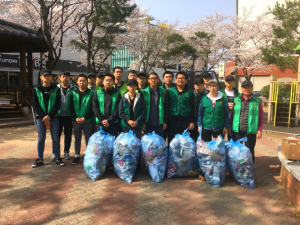 경주시 동천동, 신라공고 새마을 정신계승 봉사단 환경정화활동 펼쳐 