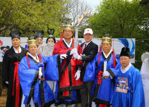 경주시, 호국의 영산 토함산에서 성화채화 `경북도민체전 화합 기원` 