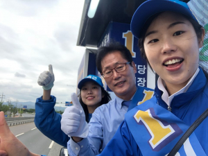 임배근 더불어민주당 경주시장 후보, 두 딸과 함께 한 아름다운 선거운동 