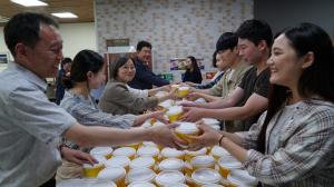 동국대학교 경주캠퍼스 도서관, 기말고사 기간 간식 나눔 
