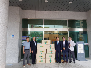 경주시 동천동, 경주시민교회 `사랑의 라면` 기탁 