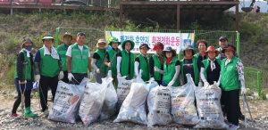 경주시 서면, 산내 동창천 일원 환경정화활동 펼쳐 