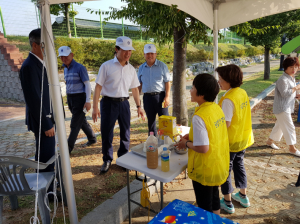 경주시의회, 화랑대기 전국유소년축구대회 경기장 격려 방문 
