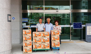 경주시 동천동, 한빛교회 `사랑의 라면` 나눔 