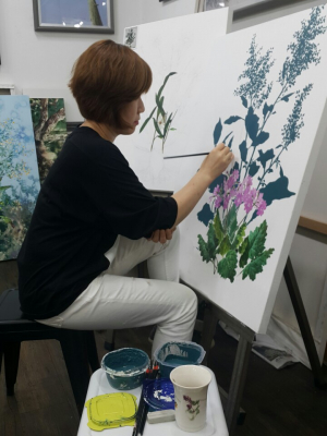 경주예술의전당 `2018 경주작가릴레이전` 여섯 번째 문애자 작가 전시 개막 