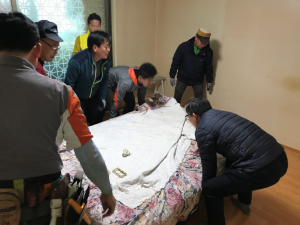 경주시 안강읍. 촛불봉사회 `장애인가구 주거수리` 