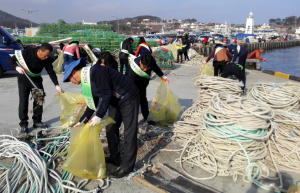경주시, 동해바다 연안 쓰레기 일제정비 