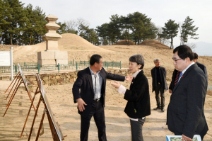 경주시, 정재숙 문화재청장 신라왕경 사업 현장 방문 