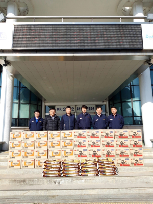 경주시 천북면, 영신정공(주)노동조합 `사랑의 생필품` 기탁 