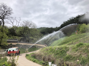 경주시, 양동마을 목조문화재 화재예방 합동소방훈련