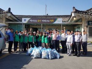 경주시 황남동 새마을부녀회. 한수원 안전처 `황리단길 환경정비` 