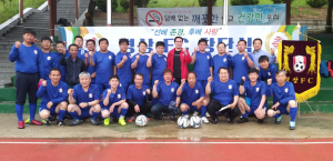 경주정보고 동문 선후배 축구로 하나되는 `경상FC` 창단식 개최