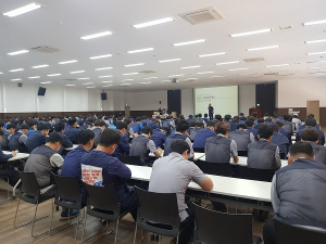 (주)다스, 5월 정기안전보건교육 `도전 안전골든벨` 개최 