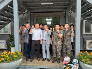 경주시 동천동, 육군 제7516부대 1대대 장병 위문