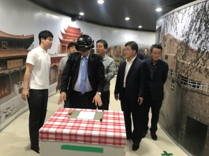주낙영 경주시장, 화랑마을 가상현실(VR) 체험존 진행상황 점검  