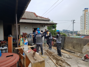 경주시 감포읍, 영남대 건축학부 농촌 집수리 봉사활동 전개 