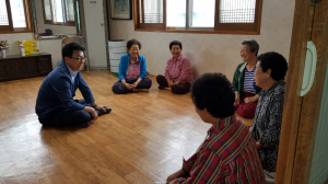 경주시 서면, 임보혁 신임 면장 경로당 방문 `부임 인사` 