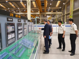 이창수 경주소방서장, 대형화재취약업체 지도 방문 