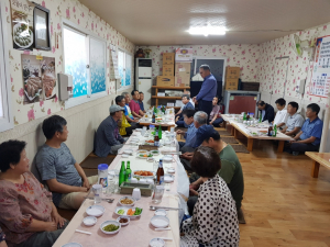 경주시 보덕동 통장협의회, 어르신들 오리백숙 대접 