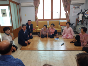경주시 보덕동, 폭염 대비 경로당 방문 `소통` 