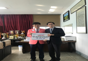 경주시, 건천라이온스클럽 추석맞이 `사랑의 쌀 나눔` 