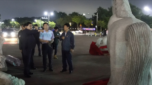 주낙영 경주시장, 태풍 `미탁` 대비 신라문화제 시설물 안전점검 